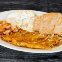 Mama's Choice · Grilled Chicken Breast, Grilled Shrimp (6), Two Eggs & Grits. 

Served w/ a choice of Wheat ...