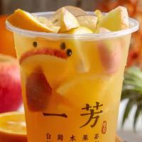 Yifang Fruit Tea 一芳水果茶 · Yifang's signature product - Crafted with Taiwan Songboling's top quality mountain tea, infu...