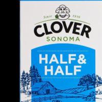 Clover Milk Half and Half pint · 