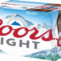 Coors Light 12 Pack, 12oz Can · Includes CRV Fee