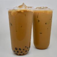 Vietnamese Iced Coffee · Strong-brewed coffee made sweet & creamy with condensed milk. (Contains dairy)