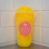 Mango Blended Ice · Sweetness can only be adjusted down to 75% as mango is naturally sweet. (Caffeine-Free)