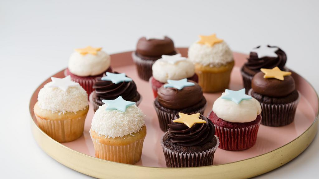 Dozen Cupcakes · 1 Dozen - ( Bakers Choice) - A variety of 12 of our most Popular Cupcakes