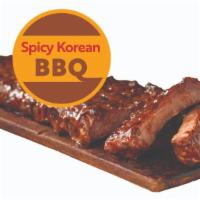St. Louis Spare Ribs, Korean BBQ · St. Louis Spare Ribs, Korean BBQ
1 rack of ribs