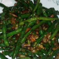 37. Stir Fried String Bean · Hot and spicy.