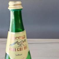 Nabeghlavi Natural Sparkling Mineral Water · Georgian Mineral water with less sodium 16.9 oz glass bottle