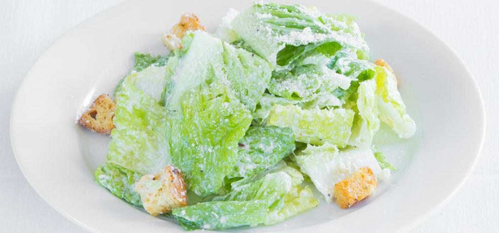 Caesar Salad · With romaine lettuce, garlic, parmesan-anchovy dressing and croutons.