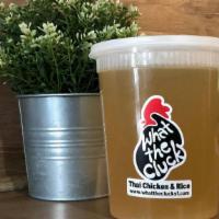Chicken Broth 1 QT · Homemade broth from free range chicken (perfect for cooking) - no preservatives
