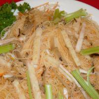百花唐芹炆鴛鴦米/Silver & Rice Noodles  · Silver & Rice Noodles