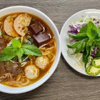 2. Spicy Lemongrass Noodle Soup/ Bún Bò Huế · 
