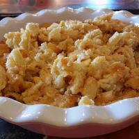 Mac and Cheese · Baked to bubbly perfection, made from our house-made roux, savory with sautéed onions.  (Veg...