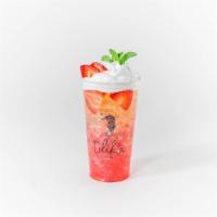 Sweetie Strawberry · Real Strawberry topped with cream.