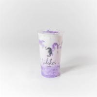 Ube Taro · House made ube taro with chunks of purple yam, organic whole milk (can substitute with oat m...