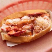 Lobster Roll · Our claim to fame! 4oz or 6oz of chilled, wild-caught lobster in a toasted, buttered bun wit...