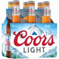 Coors Light Bottle (12 oz x 6 ct) · Coors Light is a natural light lager beer that delivers Rocky Mountain cold refreshment with...