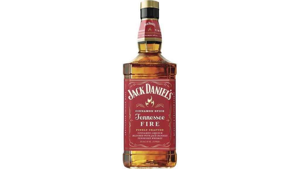 Jack Daniels Tennessee Fire (750 ml) · Sometimes, mixing fire and whiskey is a good thing. Our Tennessee Fire blends warm cinnamon liqueur with the bold character of Jack Daniel’s Old No. 7 for a classic spirit with a surprisingly smooth finish.