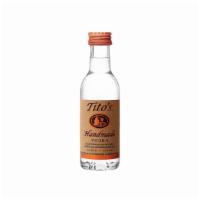 Tito's Handmade Vodka (50 ml) · Distilled & bottled by Fifth generation, Inc. Austin TX. 40% alc./vol. Award winning America...