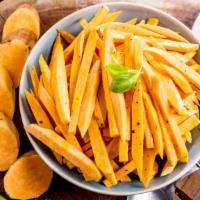 Vegan French Fries · Fresh potatoes cleaned and hand-cut.