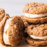Oatmeal Chocolate Chip Ice Cream Sandwiches (7-Count) · Creamy vanilla ice cream smashed between two oatmeal chocolate chip cookies baked to perfect...