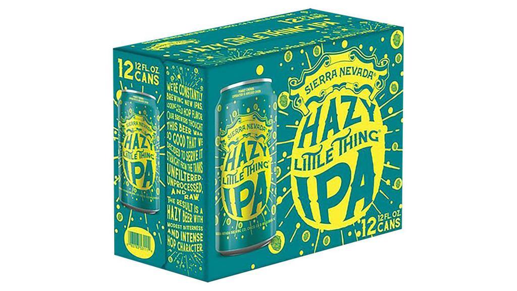 Sierra Nevada Hazy Little Thing Can (12 oz x 12 ct) · Juicy hops and silky malt meet in a Hazy Little Thing with fruit-forward flavor, modest bitterness, and a smooth finish.
