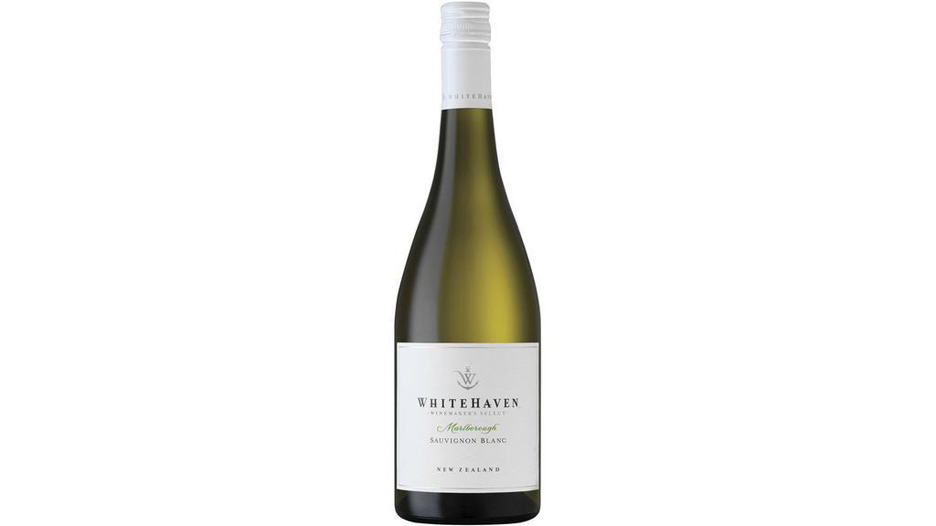 Whitehaven Sauvignon Blanc (750 ml) · A blend of Marlborough regions, our Whitehaven Sauvignon Blanc delivers layered, nuanced character on a refreshingly crisp palate. The wine opens with classic aromas of bright lemon, ripe tropical fruit and fresh-snipped greens. This smooth, medium-bodied Sauvignon Blanc carries through the aromatic notes to the palate, adding hints of grapefruit, white peach, pineapple and juicy pair. Superbly structured and balanced with a clean, zesty finish.