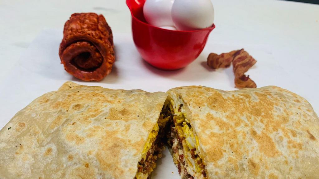 Breakfast Super Burrito  · Seleccióna tú gusto