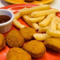 Chicken nuggets  · Chicken nuggets with fries