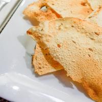 Papadum · Sun-dried lentil wafers.