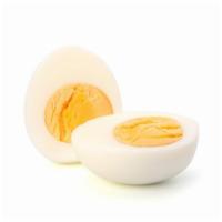 Boiled Eggs · Freshly boiled eggs (2 pcs).