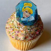 Disney Princess · All cupcakes are iced with buttercream frosting. Toppers have 5 different Disney Princess.