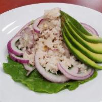 Ceviche de Pescado · Fish tanned in lemon, purple onion and habanero Chile.

Served Raw or undercooked, or can co...