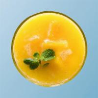 Yogo Mango Shake · Chilled churned yogurt drink with alphonso mango flavor.