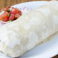 Baby Burrito · Small size meat, rice, beans and salsa.