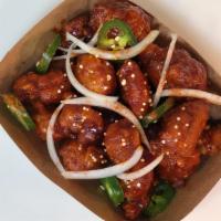K-pop Chicken · Popcorn chicken tossed in one of our signature sauces