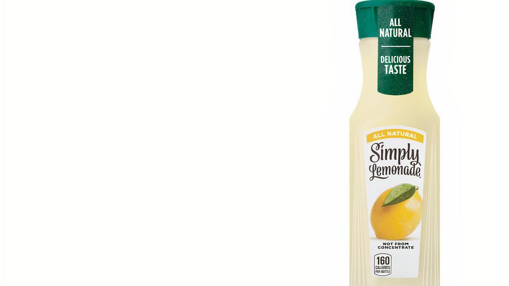 Simply Lemonade® (160 Cals) · All-natural lemonade with no added preservatives colors or artificial flavors.. Simply Lemonade is a refreshing alternative to homemade lemonades