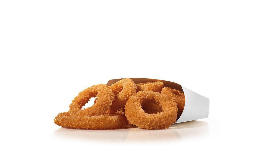 Onion Rings · Crispy, golden brown onion rings.