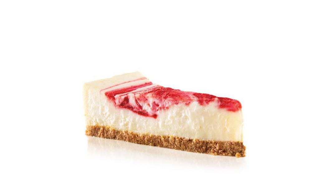 Strawberry Swirl Cheesecake · Creamy strawberry cheesecake with a graham cracker crust.