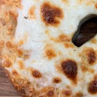 Cheesy Garlic Bagel · Garlic butter and mozzarella cheese. Add pepperoni for an additional charge.