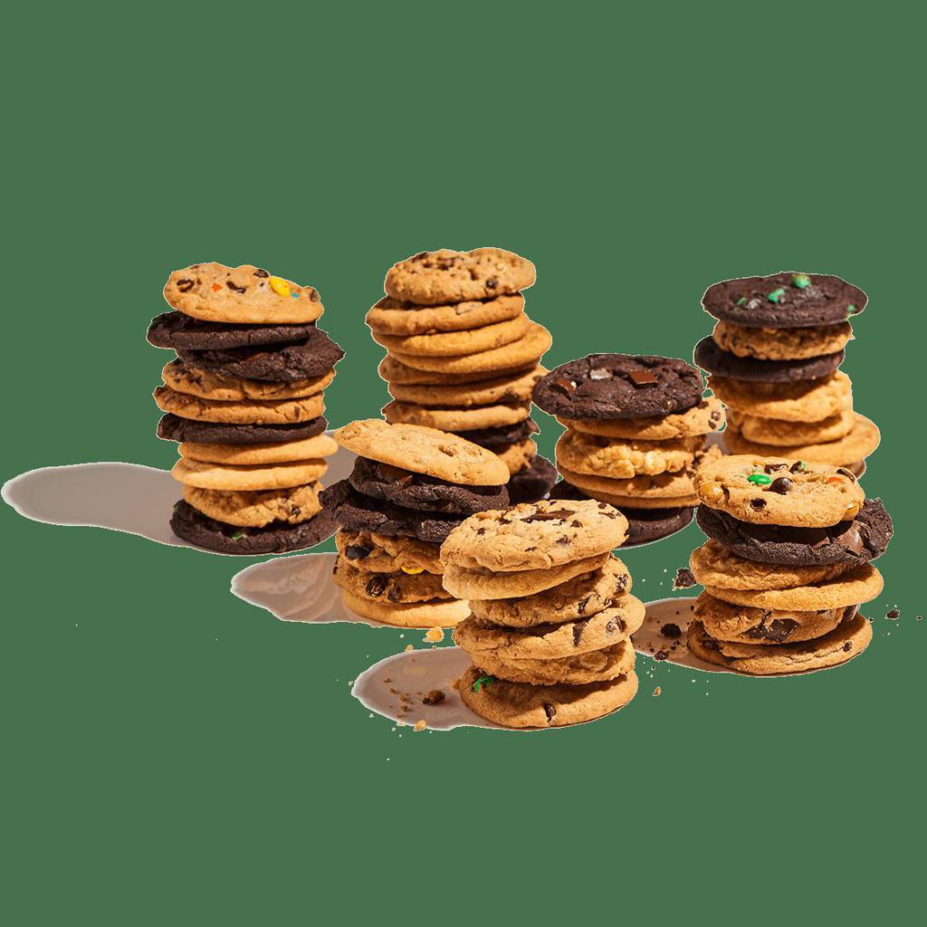 $50 50-pack · Get 50 of our delicious Classic cookies for just $50. That's 40% off the regular price, for a limited time only. Great for large gatherings, graduations, family get togethers, and business events. Limit 3 uses per order.