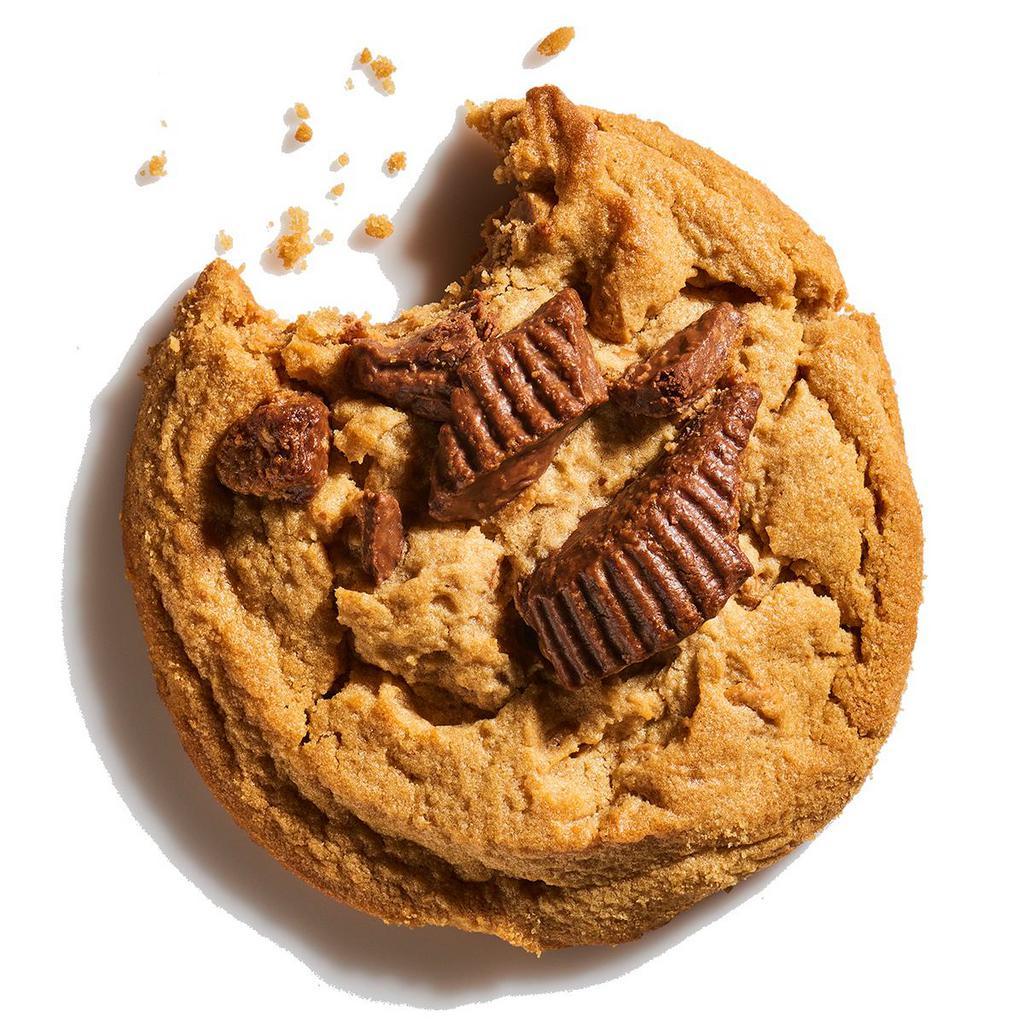 Chocolate Peanut Butter Cup · This Deluxe treat is loaded with chunks of Reese’s® peanut butter cups baked into a rich peanut butter cookie.