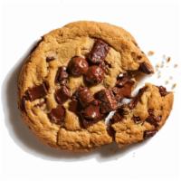 Triple Chocolate · A super-sized, buttery cookie with a triple serving of ooey-gooey chocolate chunks.