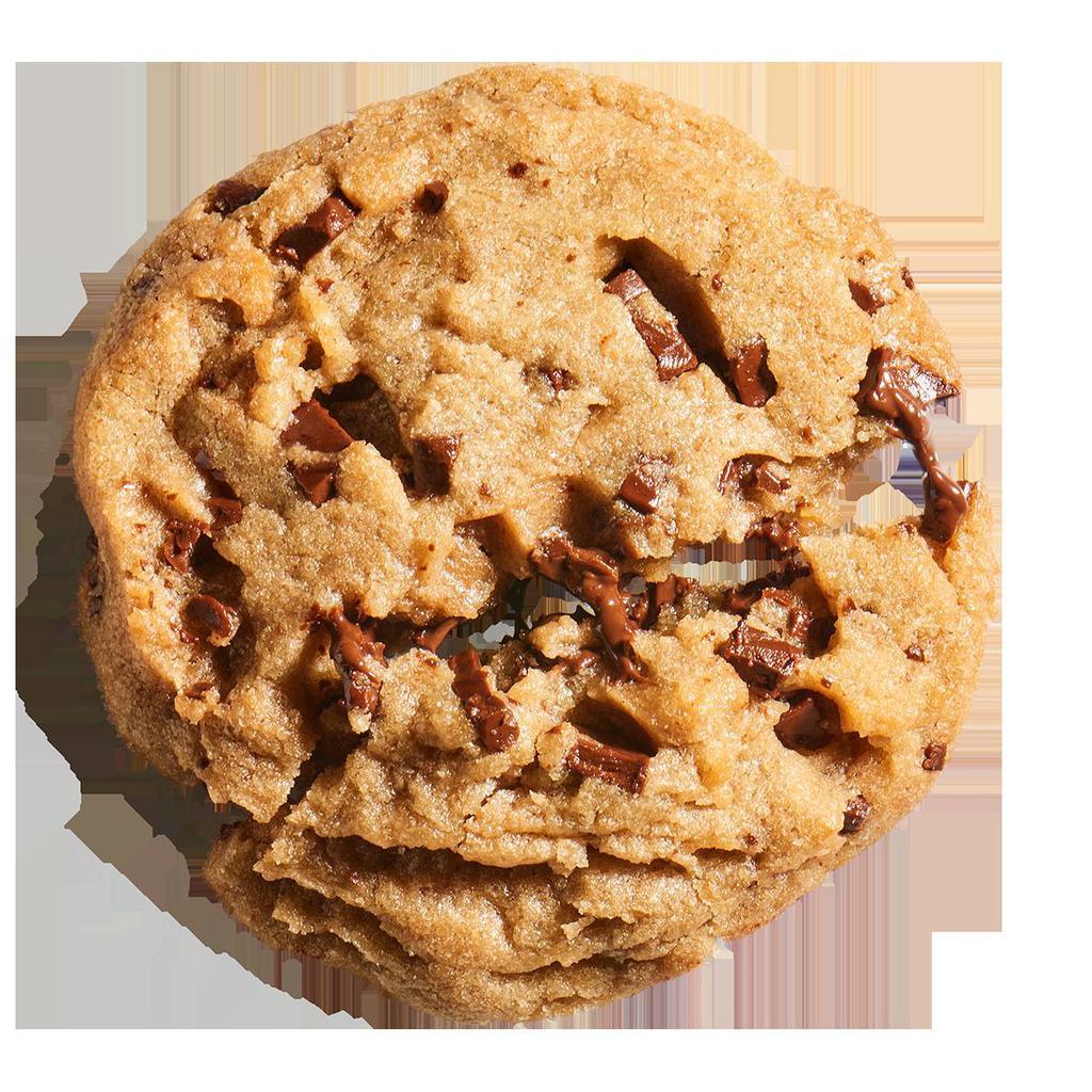 Vegan Chocolate Chunk · A vegan cookie that warms your soul with generous amounts of rich, buttery flavor and ooey-gooey (dairy-free) chocolate chunks. For full information, click on Nutritional info below.