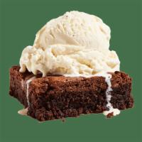 Brownie With A Scoop · Add a scoop to your warm Chocolate Chip Brownie to take it to the next level.