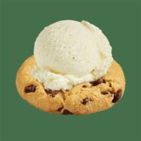 Gluten Free With A Scoop · Add a scoop to your warm Vegan  Gluten-Free Chocolate Chip cookie. While made without ingred...