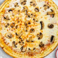High On Shroom Vegan Pizza · Mushrooms, and vegan cheese pizza baked on a hand-tossed dough.