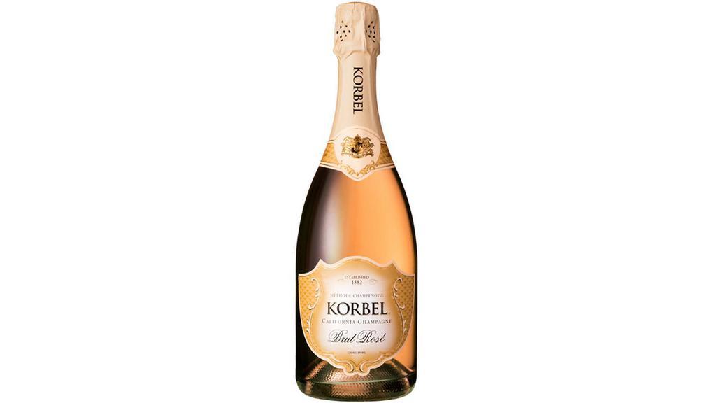 Korbel Brut Rose (750 ml) · KORBEL Brut Rosé is delicate and crisp, featuring bright flavors of strawberry, cherry and melon. Its medium-dry, slightly sweet style makes it one of the most versatile, food-friendly varietals.