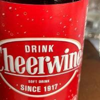 Cheerwine Cherry Soda · Cherry soda! Contains caffeine.