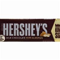 Hershey'S Milk Chocolate Bar With Almonds, King Size, 2.6Oz · 