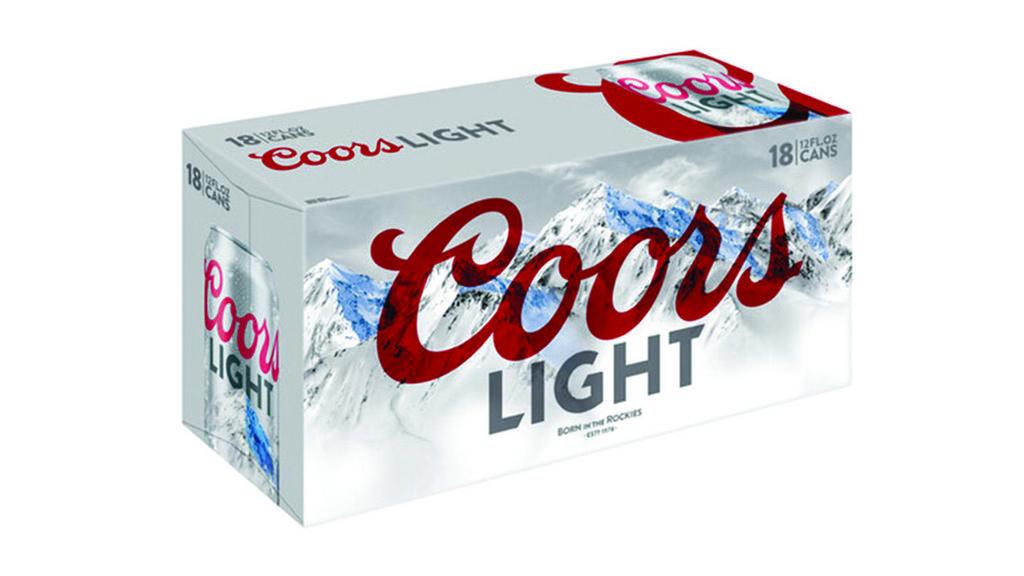 Coors Light, 18 Pack, 12oz Cans (4.2% ABV) · 
