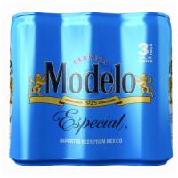 Modelo Especial, 3 Pack, 24oz Cans (4.5% ABV) · 